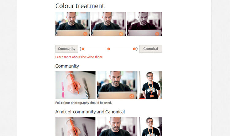 ubuntu photo style guidelines