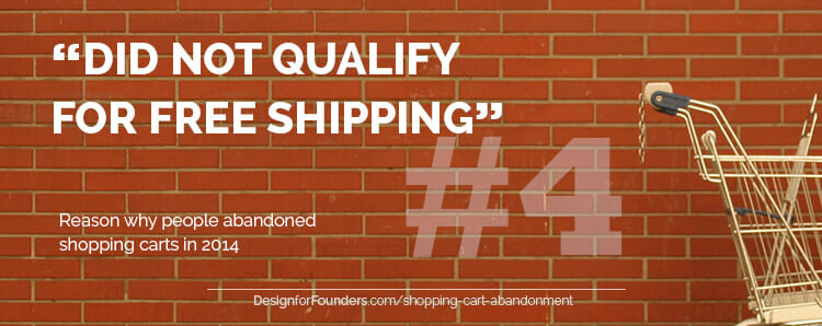 Did not qualify for free shipping