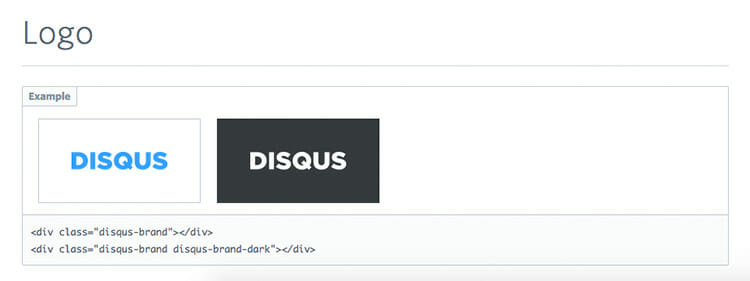 disqus style guides logo