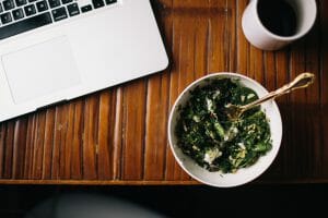 Medium, computer, salad, food