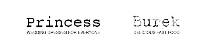incorrect use of typography with character