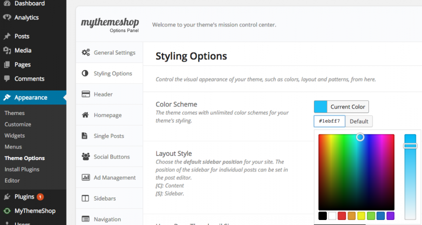 blog design wordpress
