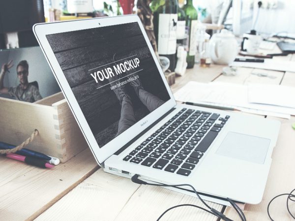 2 MacBook Air 13 Mockups, computer, start up