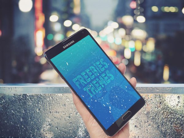 HTC M8 Note 4 Z3 Mockup, phone