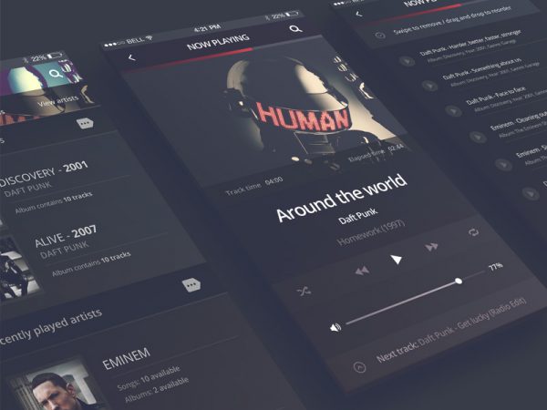 Philomela – iPhone 6 Music Player, music