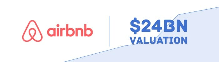 Airbnb ($24B valuation) business growth