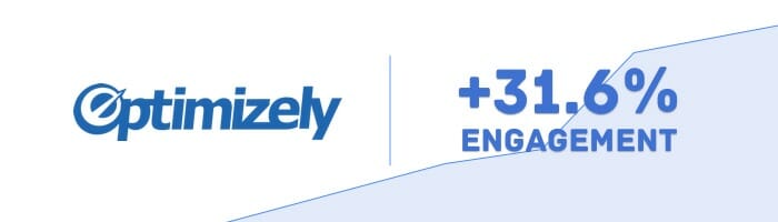 Optimizely (46.3% more accounts)