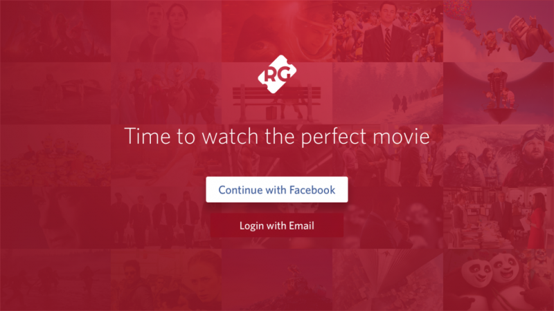Reelgood, webpage