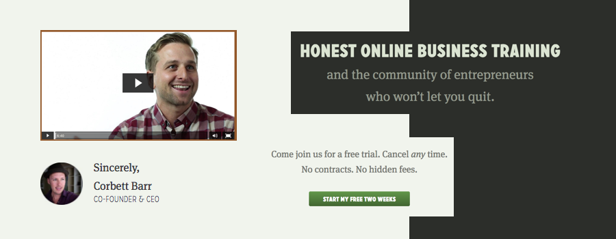 Fizzle, web design tips