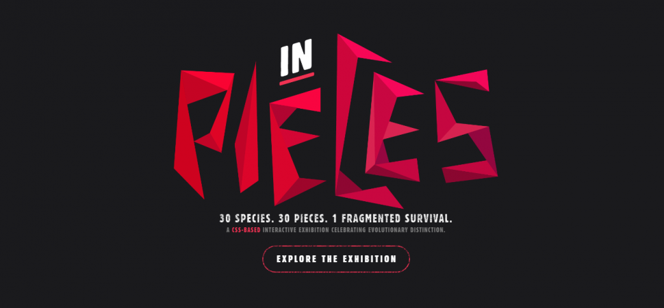 Species In Pieces, website design inspiration