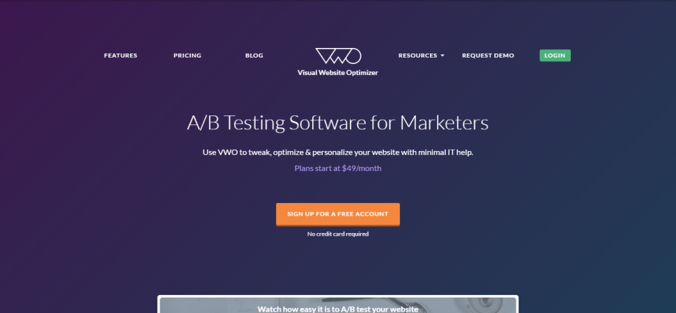 Visual Website Optimizer, Design tools