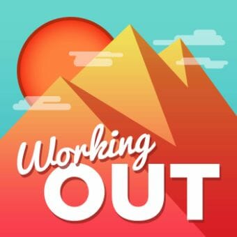 working out podcast cover art