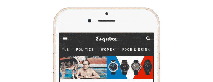 Esquire, web design tips