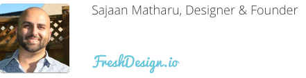 Sajaan Matharu, FreshDesign, website design inspiration