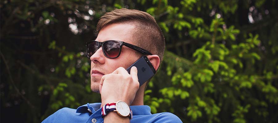 phone call, find a designer