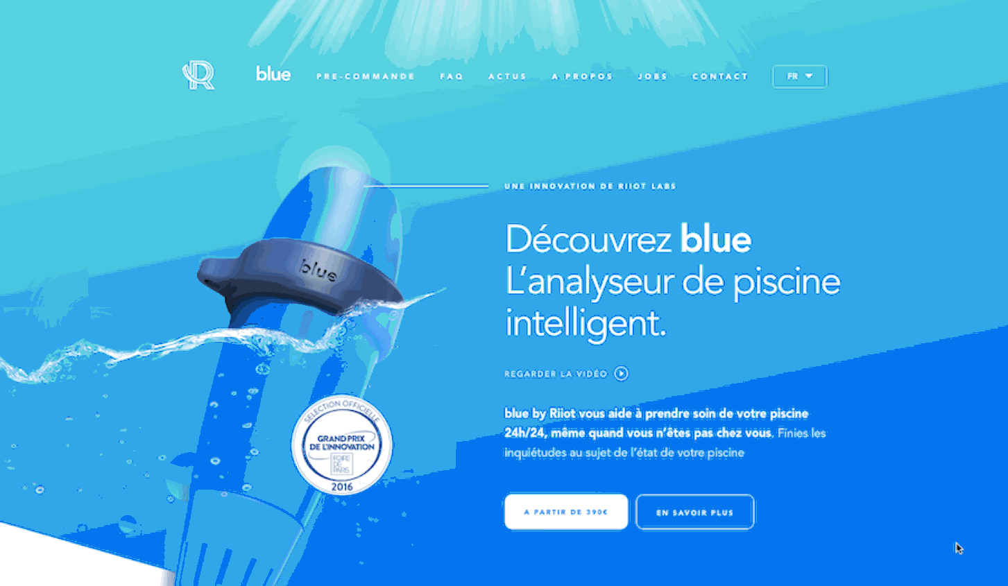 Riiot Labs, ecommerce site design inspiration